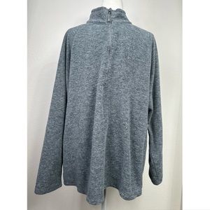 Eddie Bauer Grey  Fleece 1/4 Zip Long Sleeve Pullover Size 3X